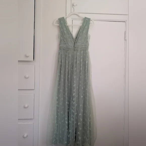 Soieblu Mint Green Floral Maxi Dress - Picture 7 of 11